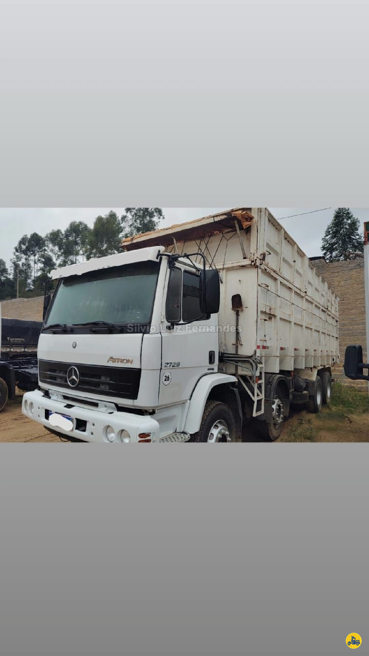 CAMINHAO MERCEDES-BENZ MB 2729 Caçamba Basculante BiTruck 8x4 Silvio Caminhões TUBARAO SANTA CATARINA SC